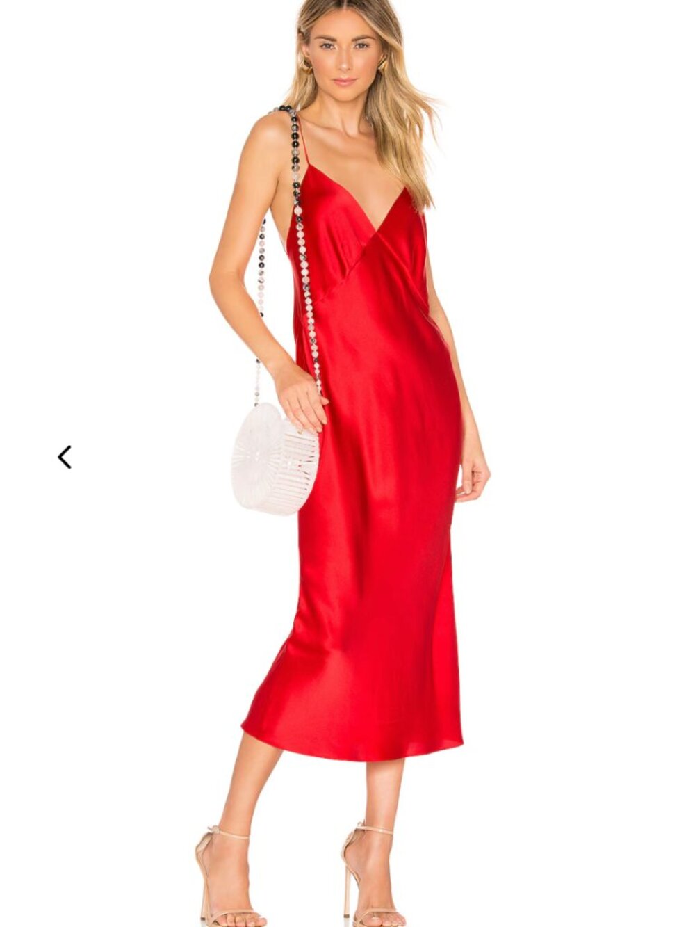 NWOT Olivia von Halle Issa Silk Bias Cut Slip Dress